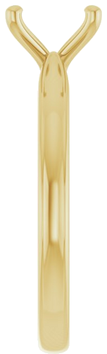 Sužadėtuvių Žiedas 14k yellow gold Oval 8mm x 6mm (4)