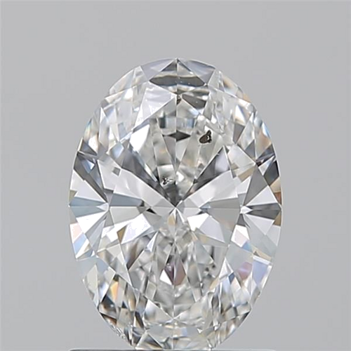 1.13 carat F-SI2 Natūralus Oval Deimantas (1)