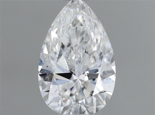 0.51 carat E-SI1 Natūralus Pear Deimantas (1)