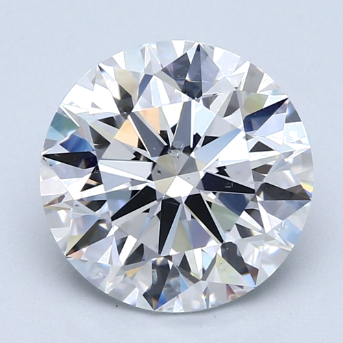5.02 carat D-SI2 Excellent cut Natūralus Round Deimantas (1)