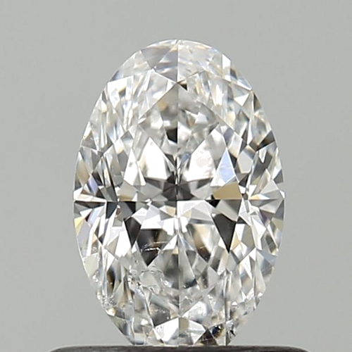 0.51 carat E-SI2 Natūralus Oval Deimantas (1)
