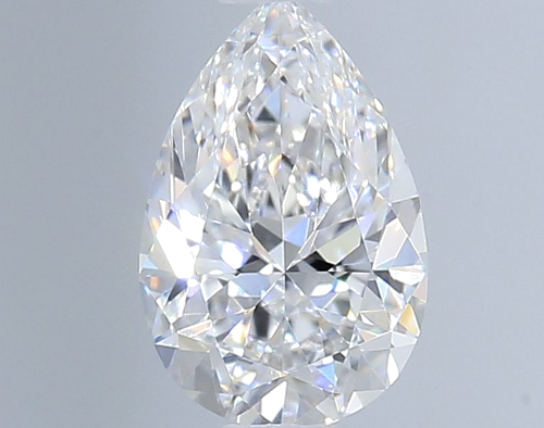 0.42 carat D-VVS1 Natūralus Pear Deimantas (1)