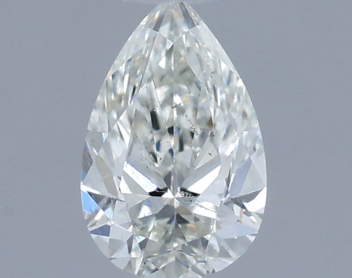 0.5 carat I-SI2 Natūralus Pear Deimantas (1)