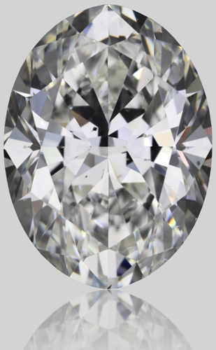 1.7 carat G-SI1 Natūralus Oval Deimantas (1)