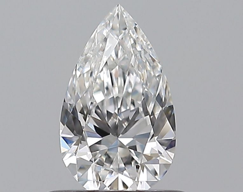 0.5 carat E-IF Natūralus Pear Deimantas (1)