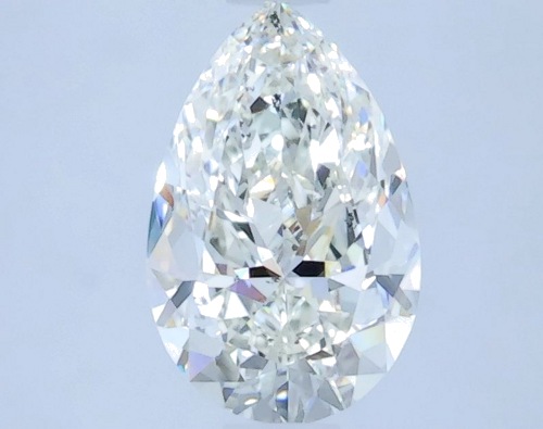 1.0 carat I-SI1 Natūralus Pear Deimantas (1)