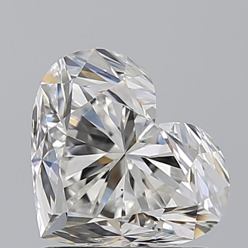 1.51 carat I-VS2 Natūralus Heart Deimantas (1)