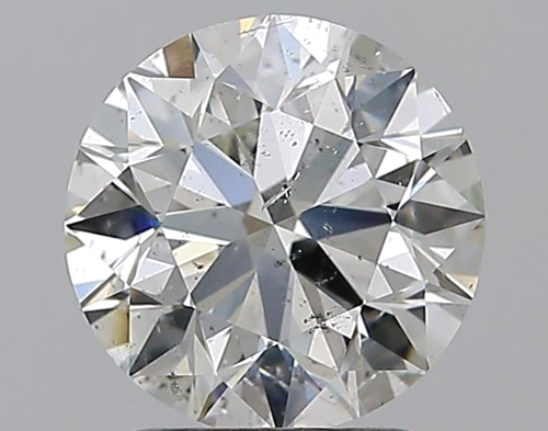 2.01 carat I-SI2 Excellent cut Natūralus Round Deimantas (1)