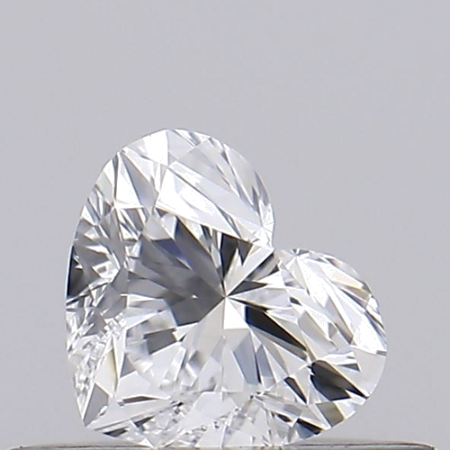 0.26 carat D-VVS1 Natūralus Heart Deimantas (1)