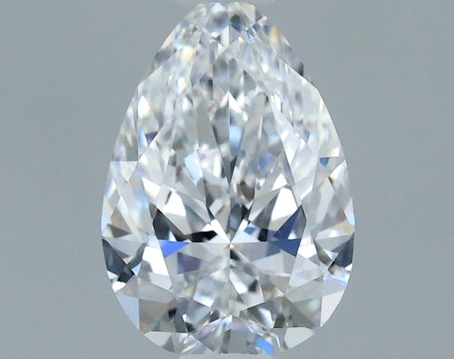 0.42 carat D-VVS1 Natūralus Pear Deimantas (1)