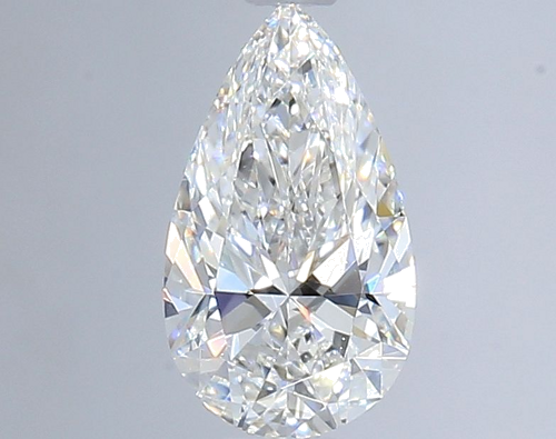 0.5 carat E-VS2 Natūralus Pear Deimantas (1)
