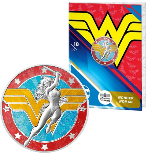 10 euro WONDER WOMAN 2025 French silver coin in BU card (1)