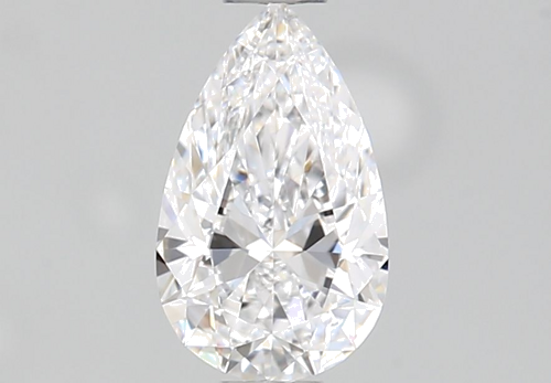 0.56 carat D-VVS1 Natūralus Pear Deimantas (1)