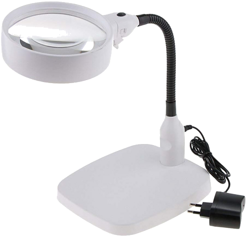 Galda lampa-palielināmais stikls 10x (3)