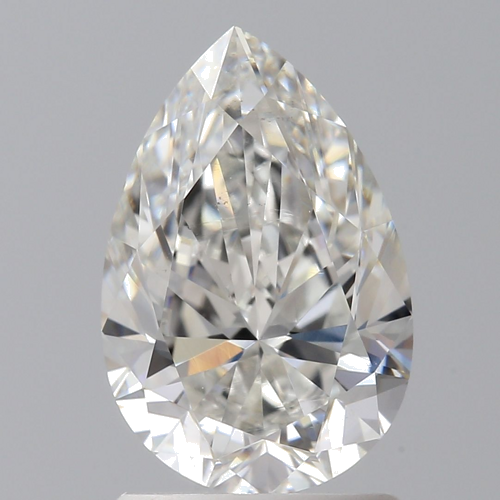 1.51 carat G-VS2 Natūralus Pear Deimantas (1)