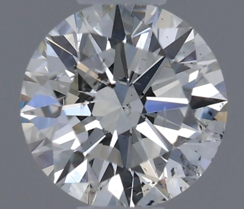 0.4 carat J-SI2 Excellent cut Natūralus Round Deimantas (1)