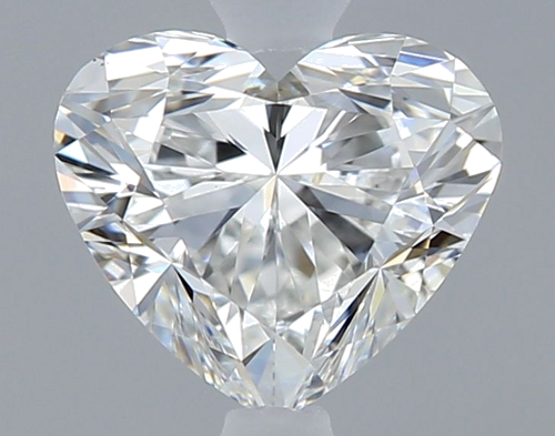 0.5 carat F-VS1 Natūralus Heart Deimantas (1)