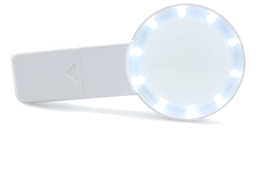 Didinamasis stiklas su LED apšvietimu 5x (2)