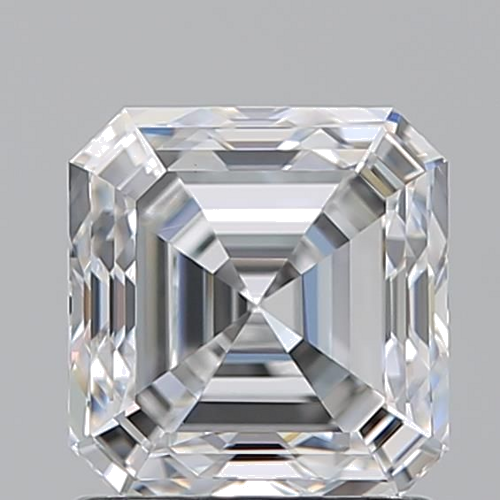 1.5 carat D-VS1 Natūralus Asscher Deimantas (1)