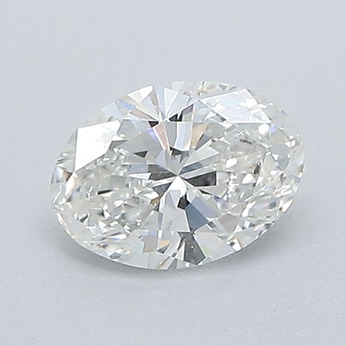 0.58 carat E-VVS2 Natūralus Oval Deimantas (1)