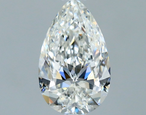 0.7 carat G-VVS1 Natūralus Pear Deimantas (1)