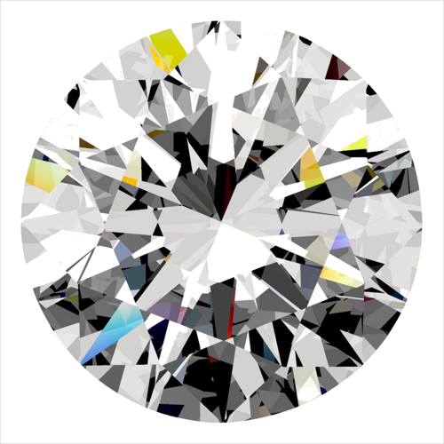 0.3 carat E-VS2 Excellent cut Natūralus Round Deimantas (1)