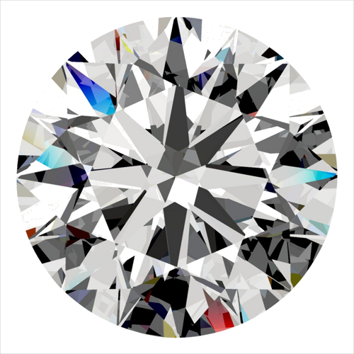 0.36 carat F-SI1 Excellent cut Natūralus Round Deimantas (1)