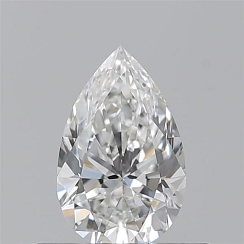 0.5 carat F-IF Natūralus Pear Deimantas (1)