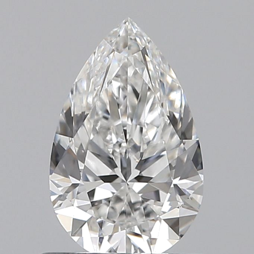 0.7 carat E-IF Natūralus Pear Deimantas (1)