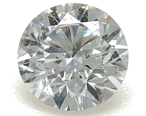 0.58 carat G-SI2 Excellent cut Natūralus Round Deimantas (1)