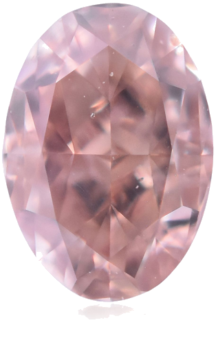 0.28 carat Fancy Brownish Orangey Pink-SI1 Natūralus Oval Deimantas (1)