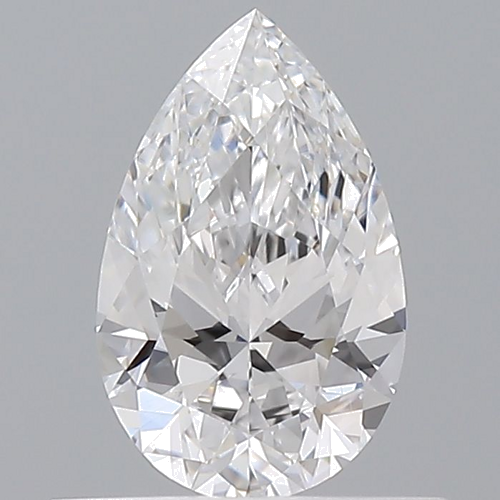 0.5 carat D-VVS1 Natūralus Pear Deimantas (1)