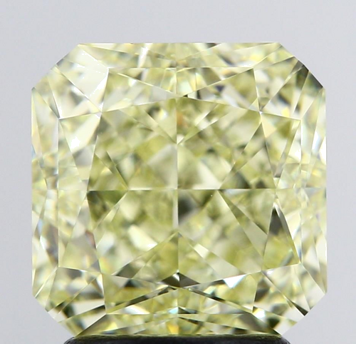 3.01 carat Fancy Light Yellow-VS1 Natūralus Square Radiant Deimantas (1)