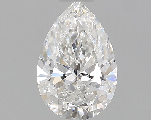 0.5 carat F-VS1 Natūralus Pear Deimantas (1)