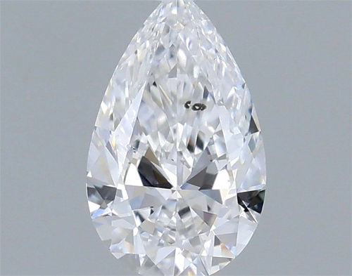 0.3 carat E-SI1 Natūralus Pear Deimantas (1)