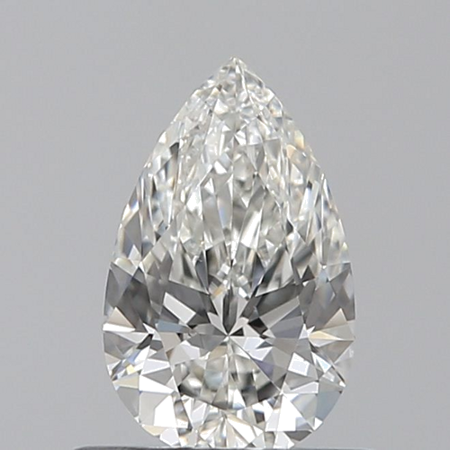 0.5 carat H-VS2 Natūralus Pear Deimantas (1)