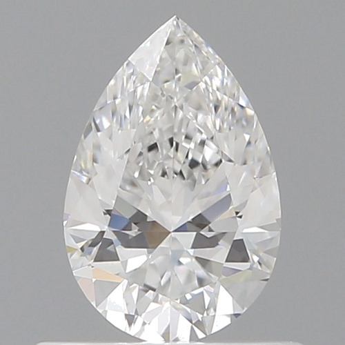 0.52 carat E-VVS1 Natūralus Pear Deimantas (1)