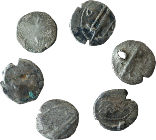 Samaria Obol (375-333) PHILISTIA (PALESTINE) silver coin (7)
