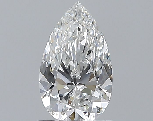 0.83 carat F-SI1 Natūralus Pear Deimantas (1)