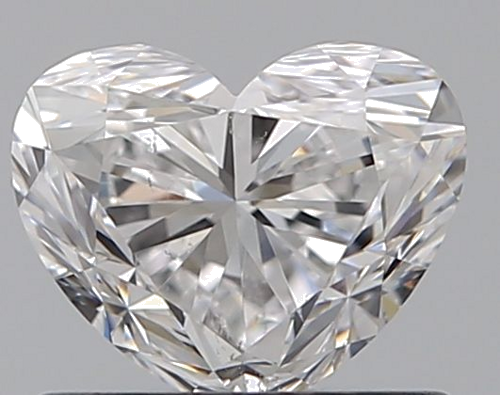 0.7 carat D-SI1 Natūralus Heart Deimantas (1)