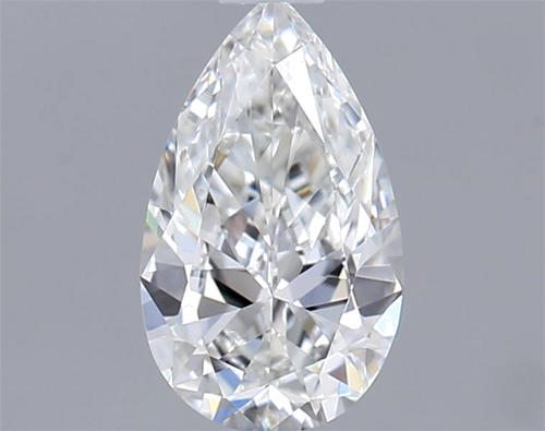 0.4 carat F-VVS2 Natūralus Pear Deimantas (1)