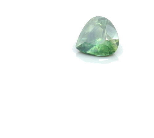 0.51 carat GREEN Pear Safyras (1)