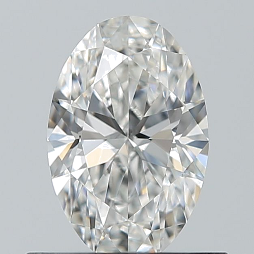 0.6 carat G-VVS2 Natūralus Oval Deimantas (1)