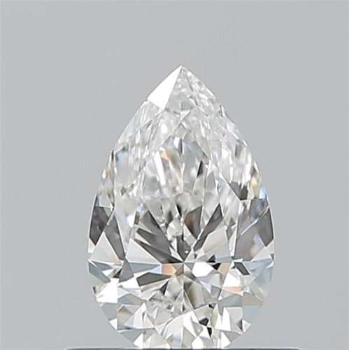 0.5 carat F-VS2 Natūralus Pear Deimantas (1)