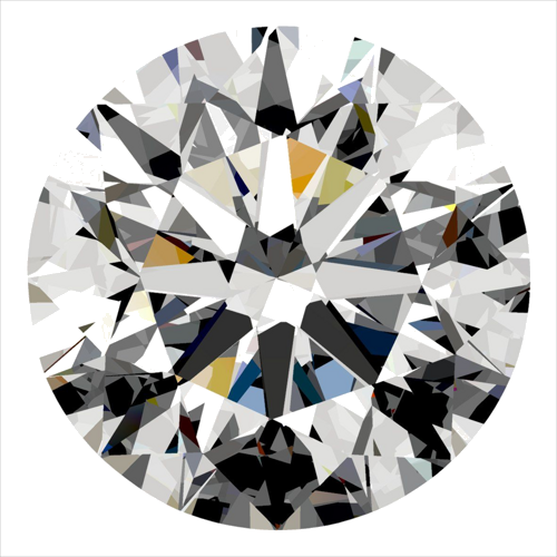 0.3 carat F-SI1 Excellent cut Natūralus Round Deimantas (1)