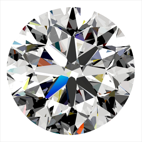 0.3 carat G-SI2 Very Good cut Natūralus Round Deimantas (1)