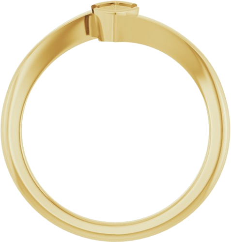 Sužadėtuvių Žiedas „Half-Bezel Solitaire“ 14k yellow gold Marquise 6mm x 3.5mm (2)