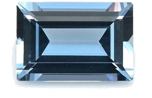 0.53 carat BLUE Baguette Aquamarine (1)