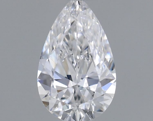 0.29 carat D-VS2 Natūralus Pear Deimantas (1)