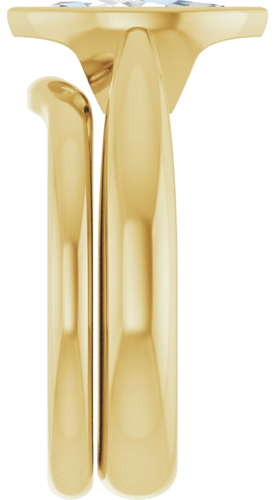 Sužadėtuvių Žiedas „Bezel-Set Solitaire“ 14k yellow gold Marquise 11mm x 5.5mm (9)